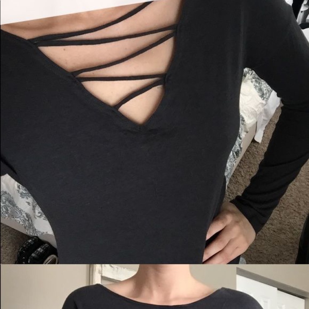 Fabletics crisscross top in front or back
